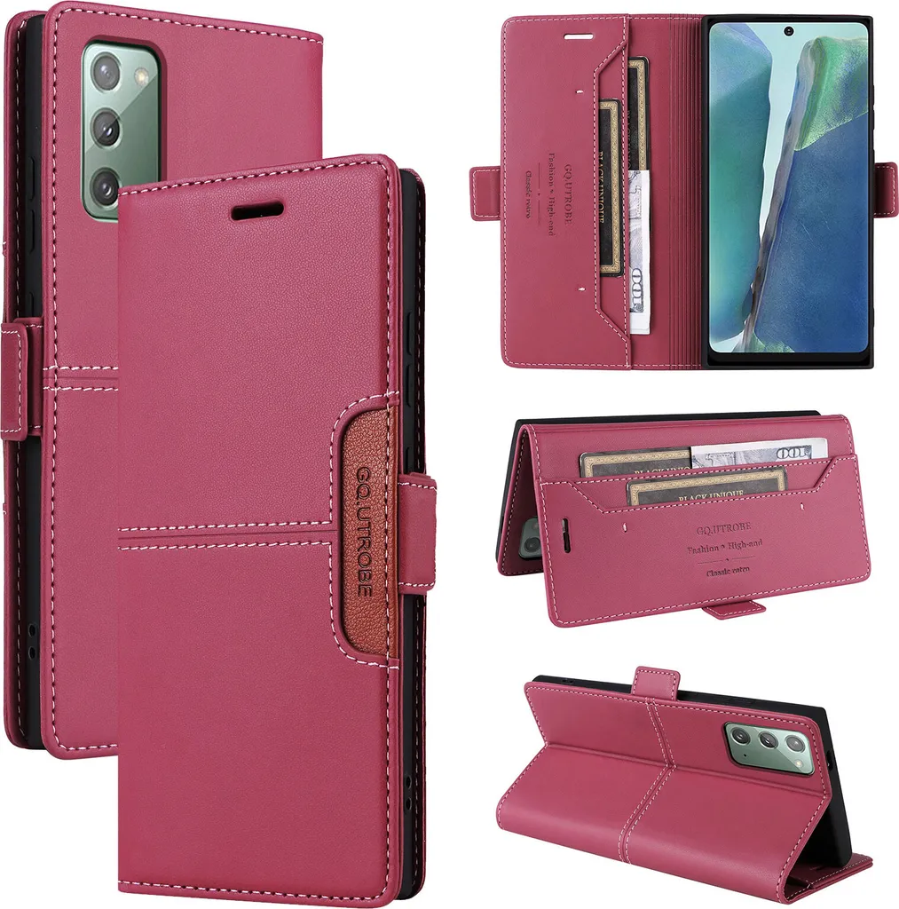 Custodia in Pelle per CUBOT Note 20 Flip Cover con chiusura magnetica,tasca con cerniera, in pelle PU,con 7 scomparti per carte di credito,con Cinturino da Polso Magnetica Goffrato Fiore Cover Blu
