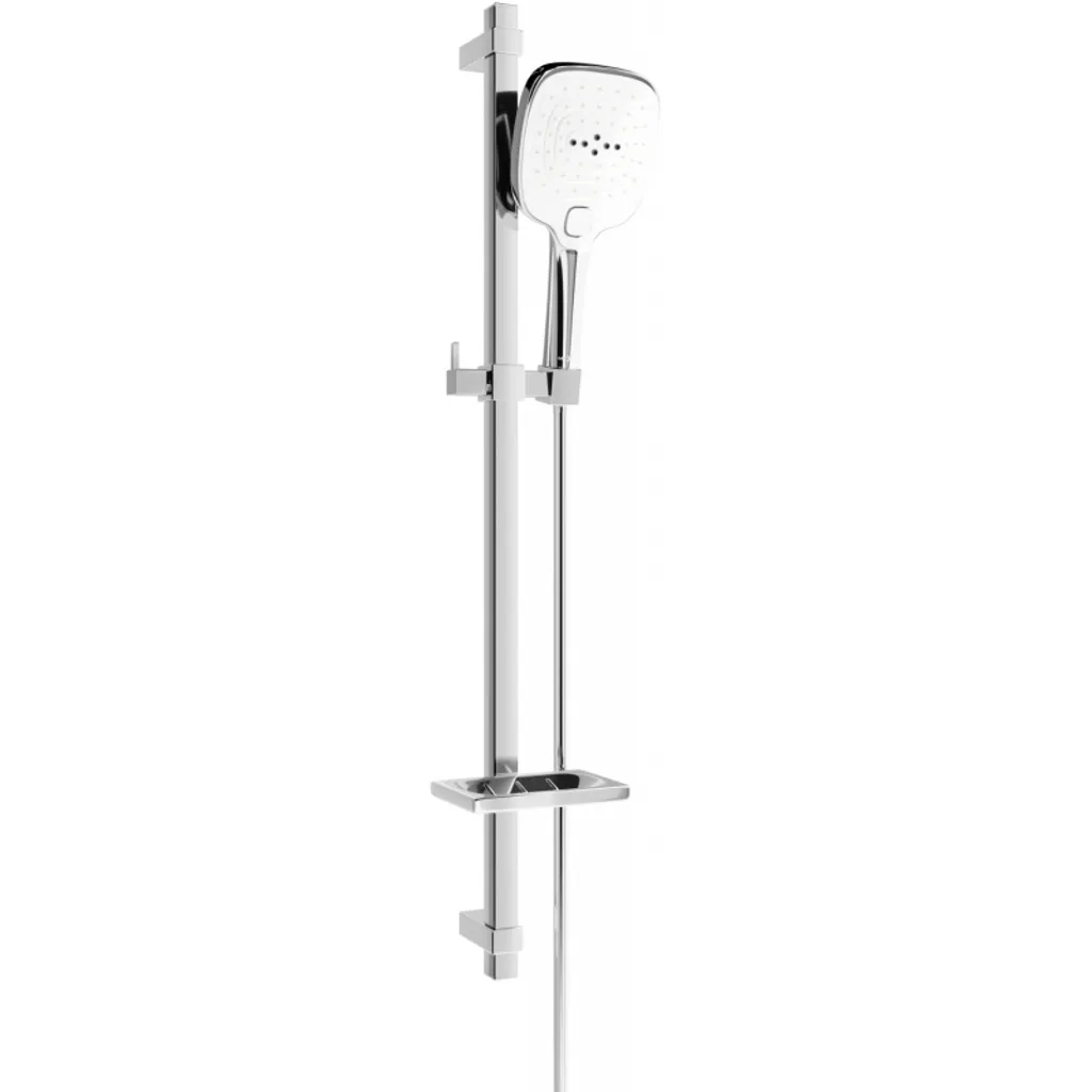 Système de douche coulissante chrome DQ17 pour remplacer une barre cassée