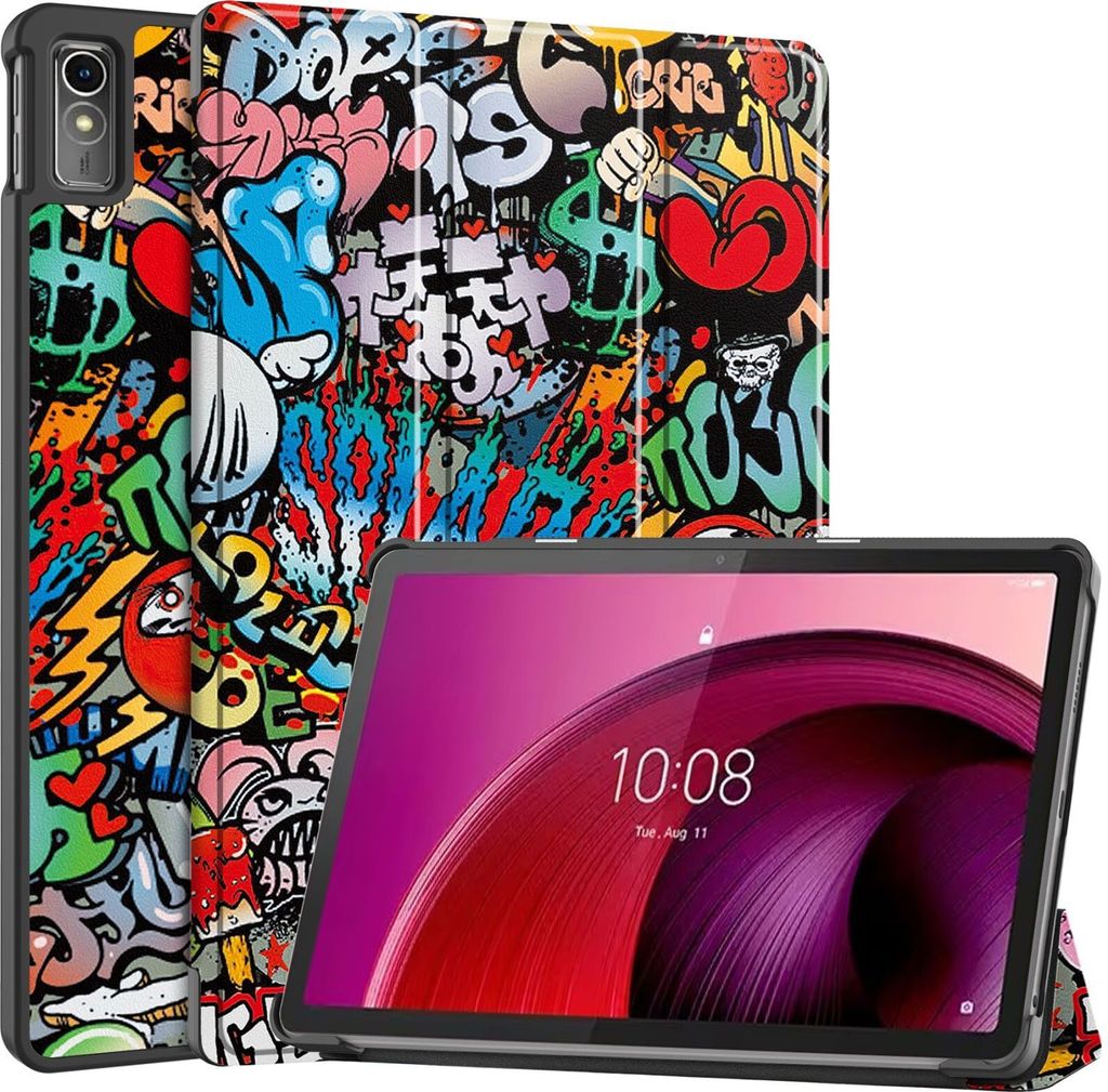 Hülle für Lenovo Tab M10 5G TB-360ZU 2023 10.6 Zoll Smart Cover Etui mit Standfunktion und Auto Sleep/Wake Funktion