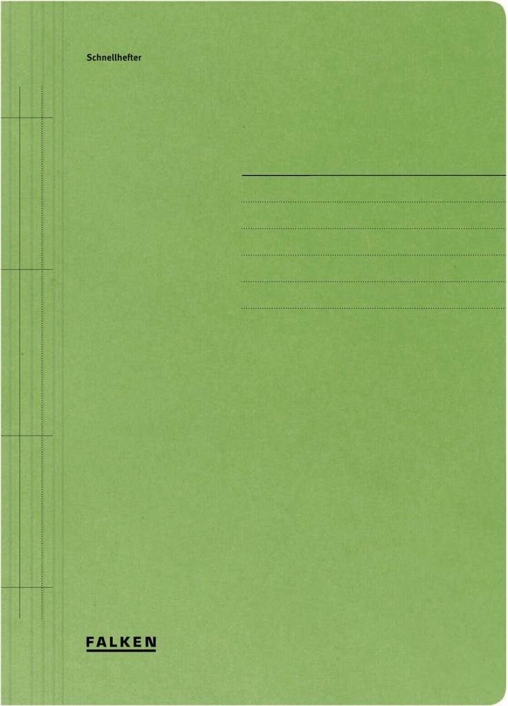 Falken 80000375 Schnellhefter - A4, 250 Blatt, Manilakarton Zdjęcie produktu 