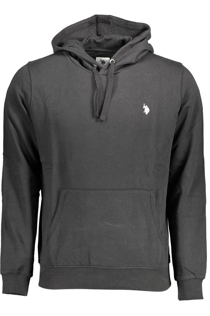 U.S. POLO Herren Kapuzen-Sweatshirt Schwarz 63012-53223_NERO_199 : Größe - XL Größe: XL