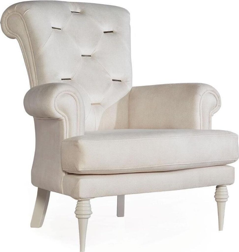Designer Chesterfield Sessel Einsitzer Armlehnen 1-Sitzer Lounge Möbel
