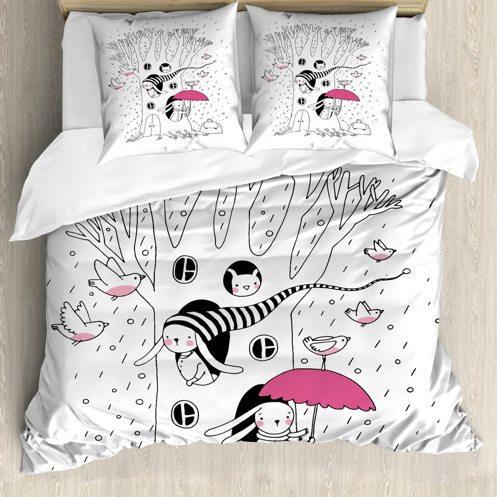 Copripiumino Antiacaro 200x200 cm ABAKUHAUS Magia per Bambini