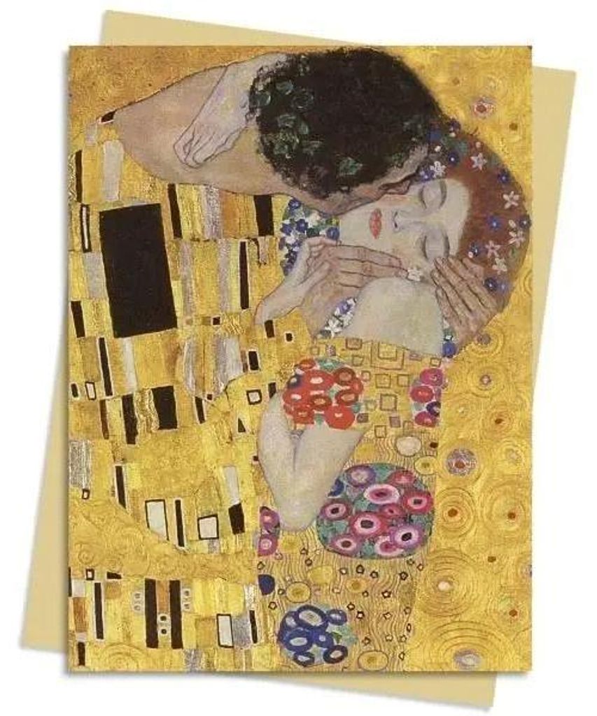 Kiss (Klimt) Greeting Card