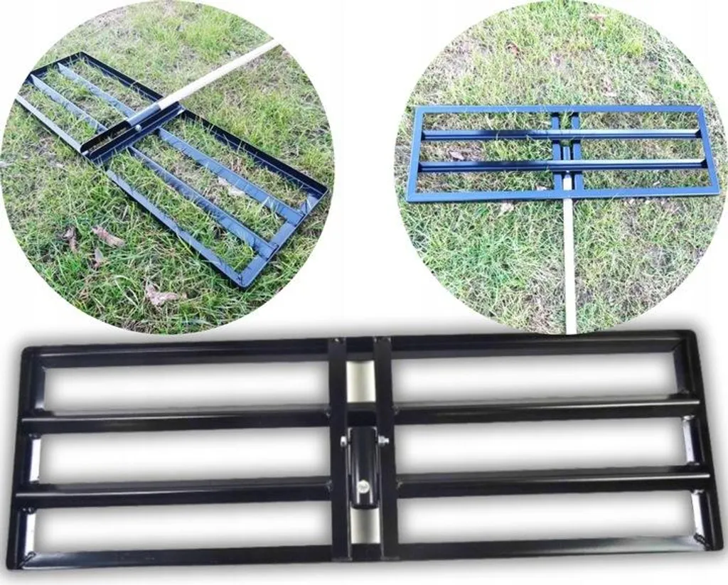 Livellatore per Prato 60x30 cm Professionale Acciaio Inox Lawn Leveler