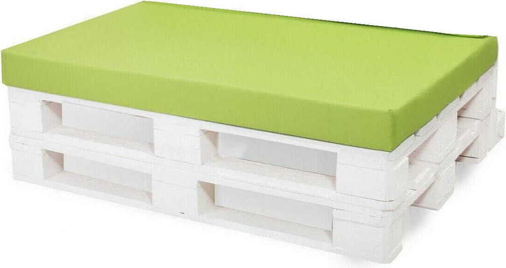 Palettenkissen 120×50 cm – Bequemes Sitzkissen für Palettensofa und Gartenlounge Palettenkissen Limette palettenkissen abnehmbare Abdeckung