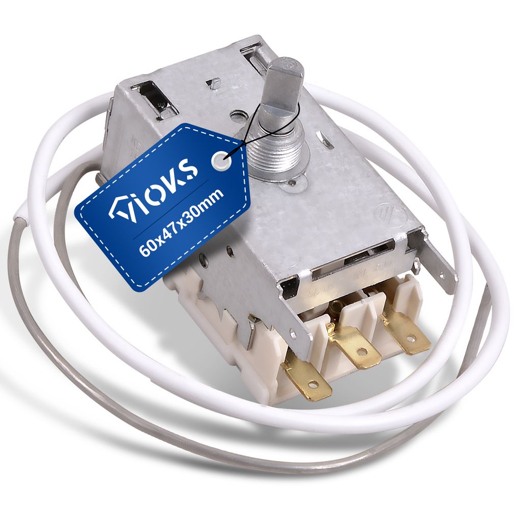 VIOKS Thermostat 3x4,8mm AMP Ersatz für Liebherr 6151097 für Kühlschrank
