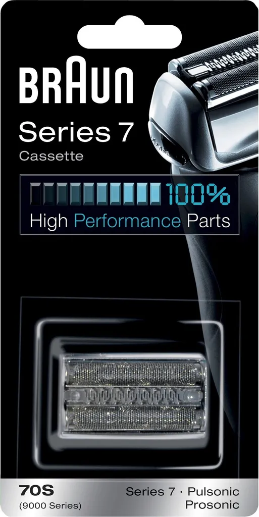 Recharge rasoir Braun 70S Multi Silver BLS avec lames haute précision