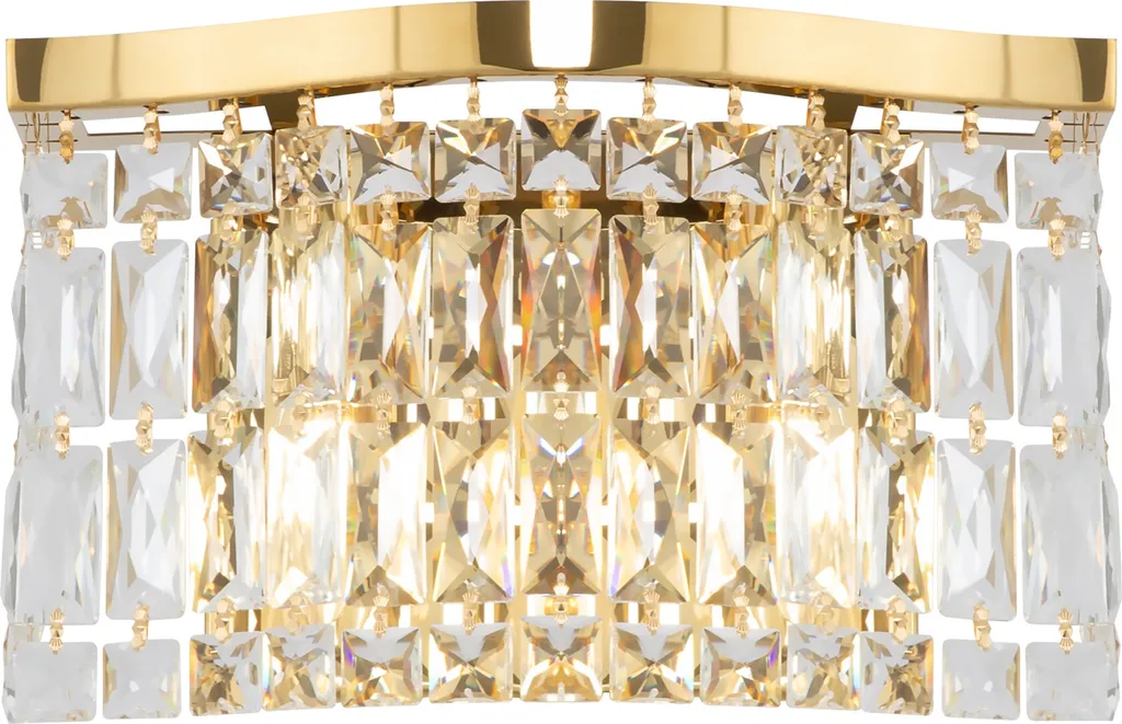 Applique murale pour chambre ou séjour Maytoni DUNE cristal et doré