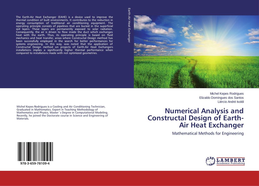 Numerical Analysis and Constructal Design of Earth-Air Heat Exchanger