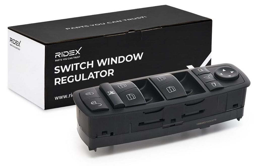 RIDEX 1761S0055 Fensterheberschalter passend für MERCEDES-BENZ A-Klasse (W169) Fensterheber Schalter