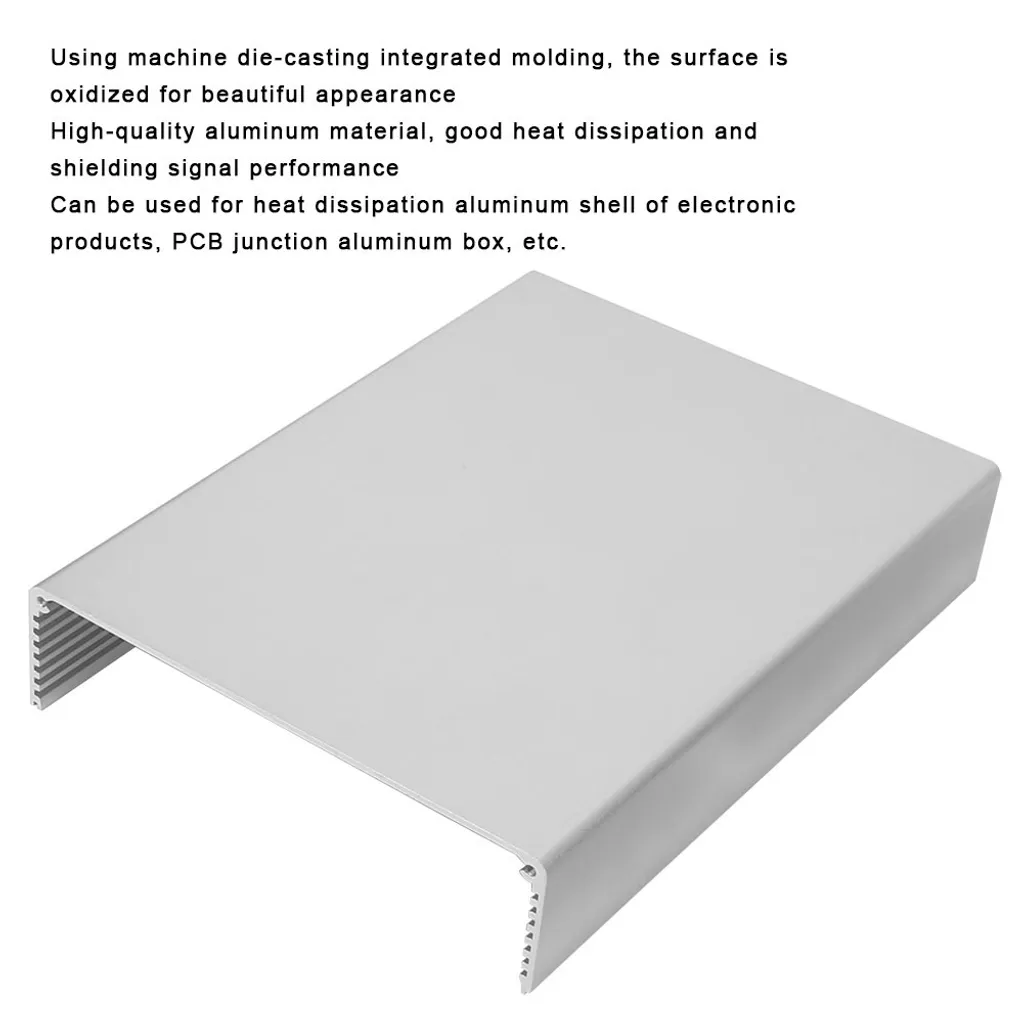 Boîtier électrique en aluminium robuste avec dissipation thermique intégrée