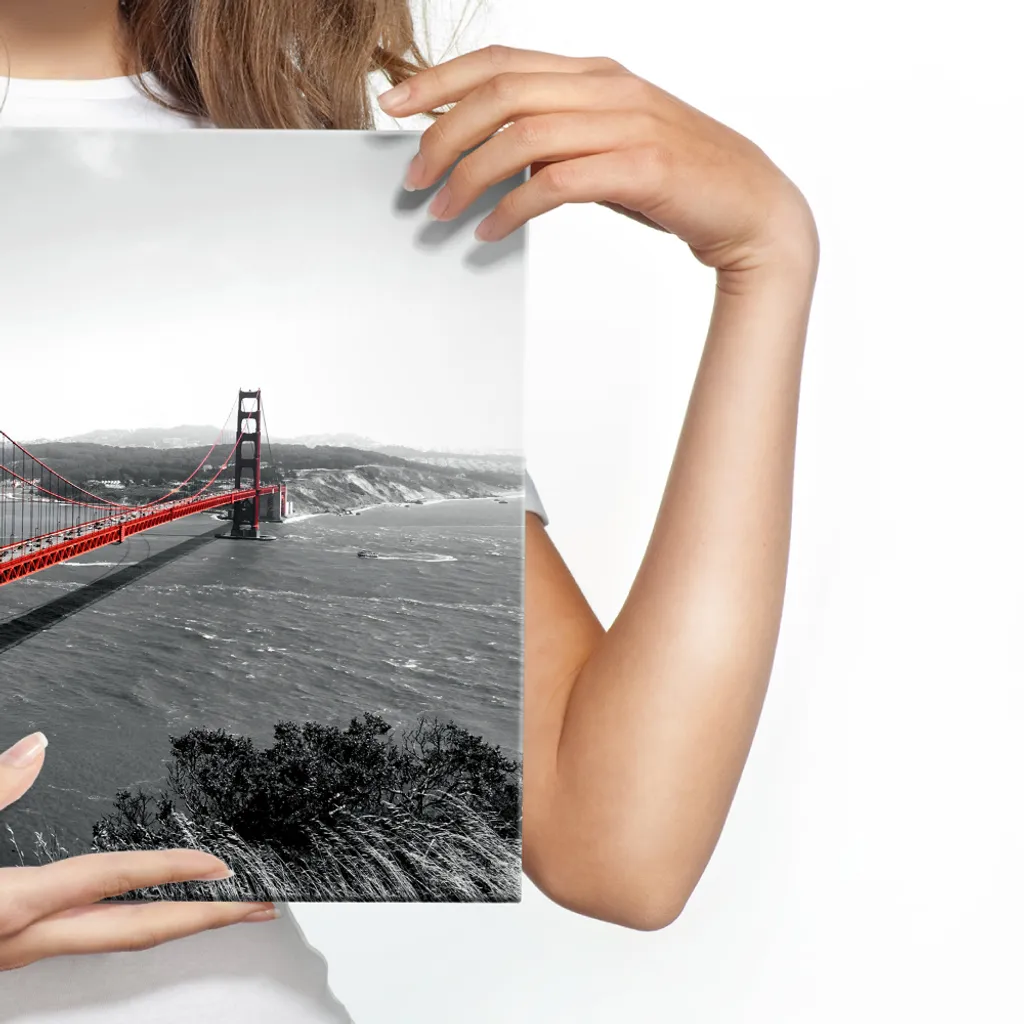 Acquista Stampa su Tela Golden Gate 70x50 cm - Arte San Francisco Online - 3