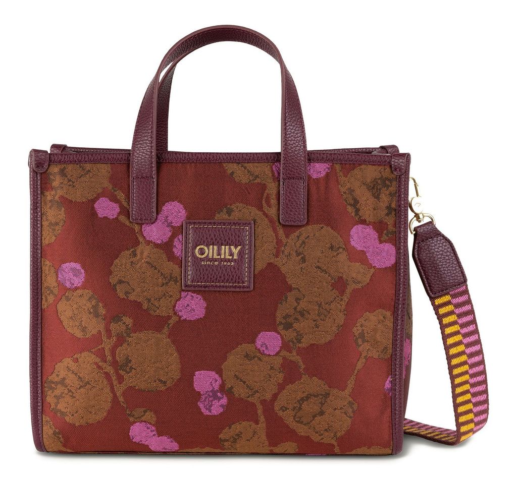 Oilily Handtasche Schultertasche Honors Handbag Decadent Chocolate mehrfarbig