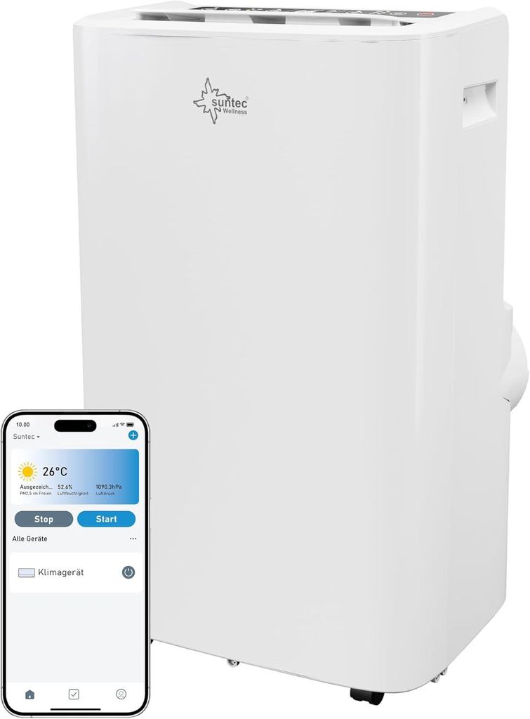 SUNTEC COOLFIXX 16.000 BTU mobiles Klimagerät  mit TUYA App Produktbild 