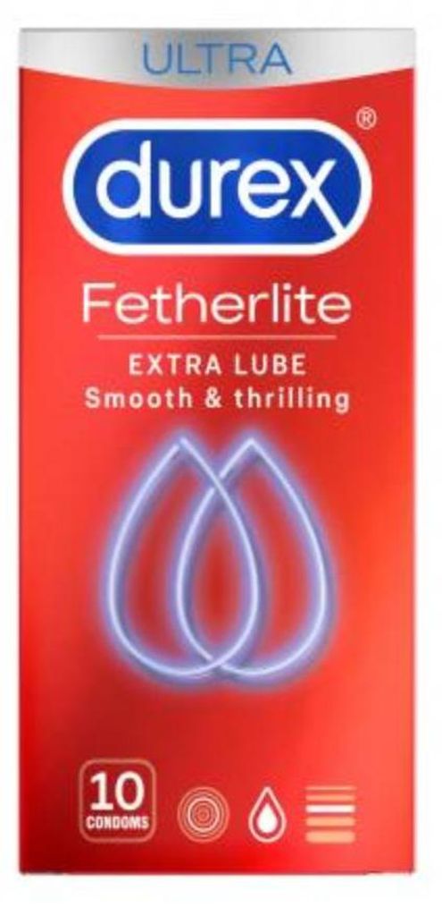 Durex Thin Feel Extra Lube (10 stuks) Productafbeelding 