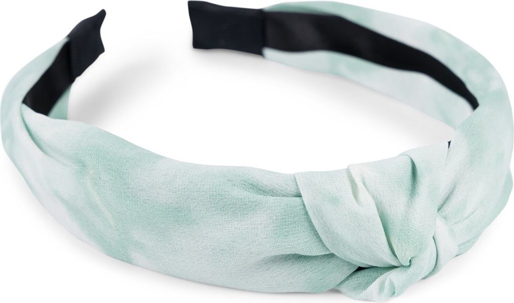 styleBREAKER Damen Stoff Haarreif mit buntem Batik Farbverlauf Muster, Twist Knoten, Headband, Haarschmuck 04027046