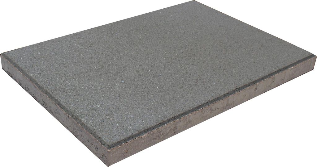 Terrassenplatten BETONPLATTE ANTHRAZIT 60/40/4 CM M.FASE