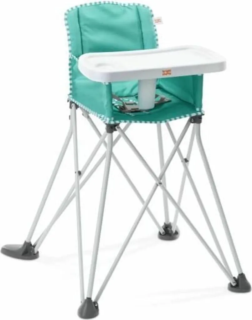 Chaise haute Bright Starts réglable et compacte pour les repas de bébé