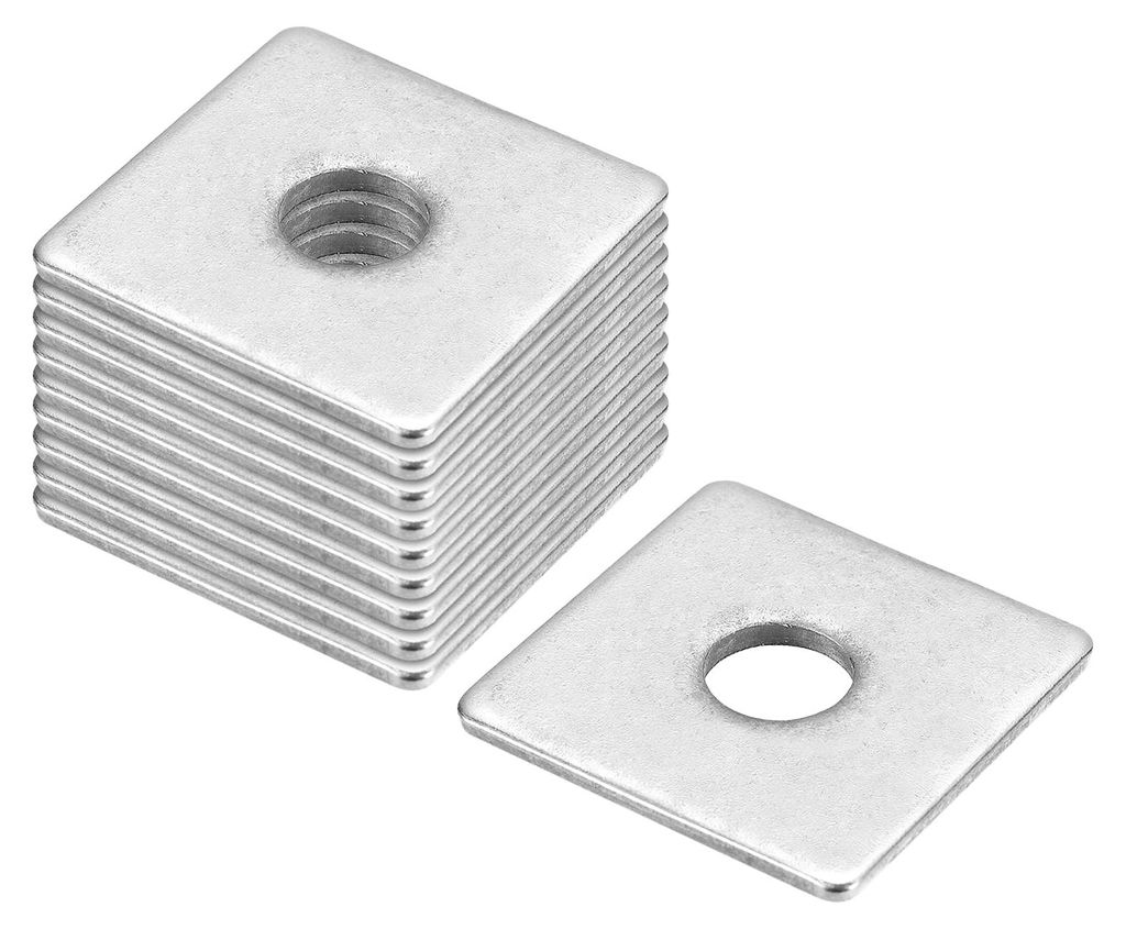 10 Stück Vierkantringe M12x40x40x2mm 304 Edelstahl Vierkantring Flachdichtung