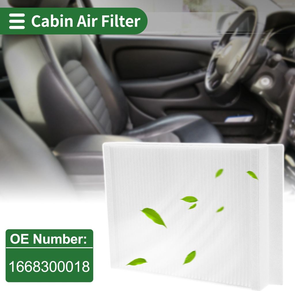 Nr.1668300018 Innenraumluftfilter Für Mercedes-Benz C-CLASS (W205) 2016-2018 Für Mercedes-Benz E-CLASS T-Model 2016-2018 Stoff Aktivkohle 1 Stk