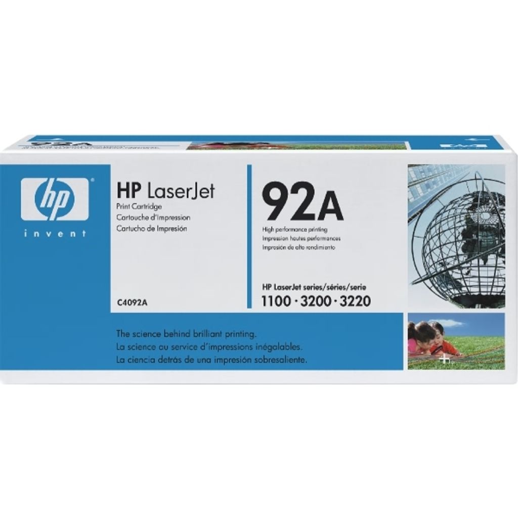 HP 92A - Tonerová kazeta / čierna (± 2 500 strán) Obrázok produktu 