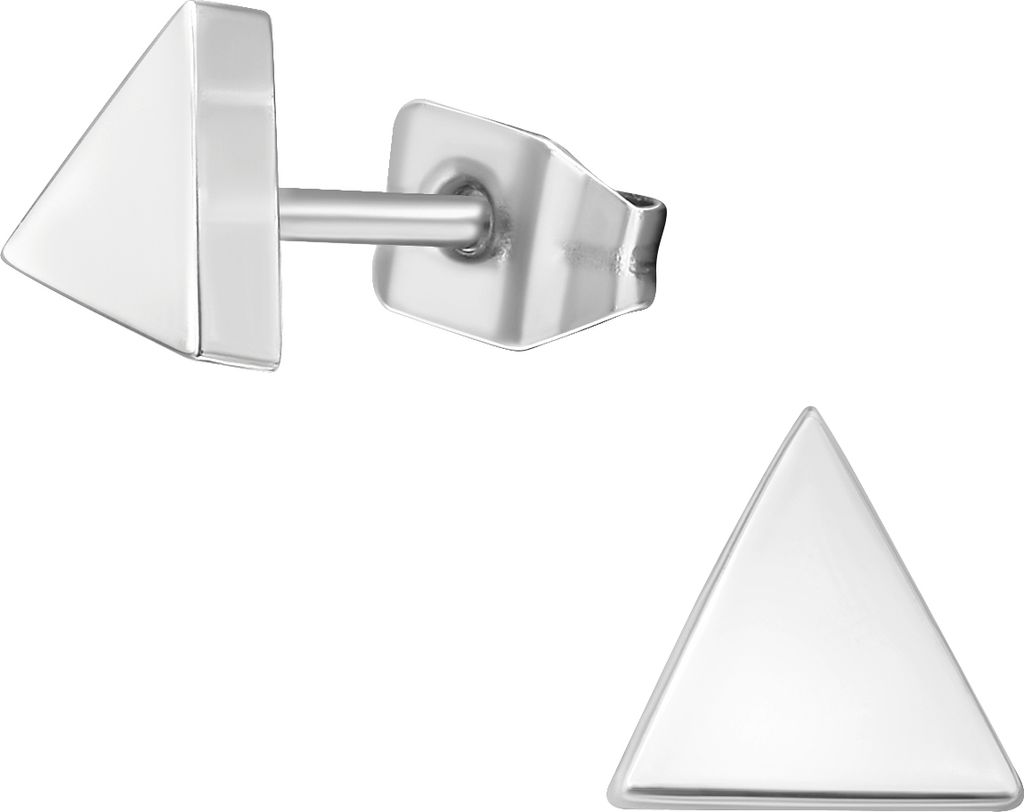 Titan Ohrstecker mit Dreieck