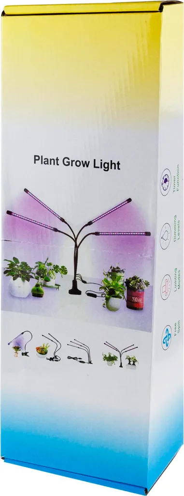 Lampe horticole 60 LED télécommandée avec bras orientable noir - 12
