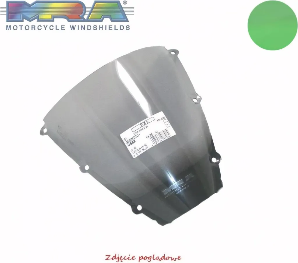Bulle pare-brise MRA KAWASAKI ZX 9 R vert pour supprimer les vibrations