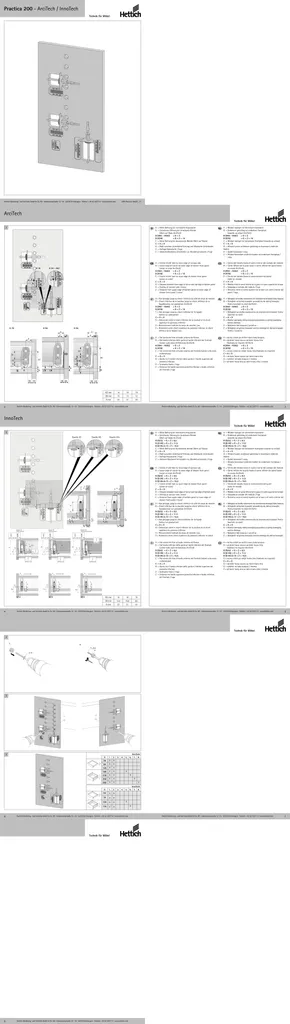 Gabarit Practica Hettich 9162018 haute précision pour façade tiroir - 2