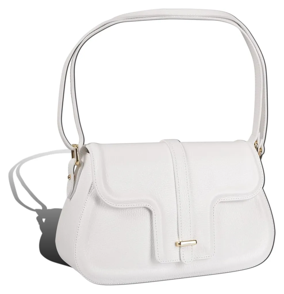 Sac bandoulière blanc Toscanto moyen : Organisez enfin vos essentiels