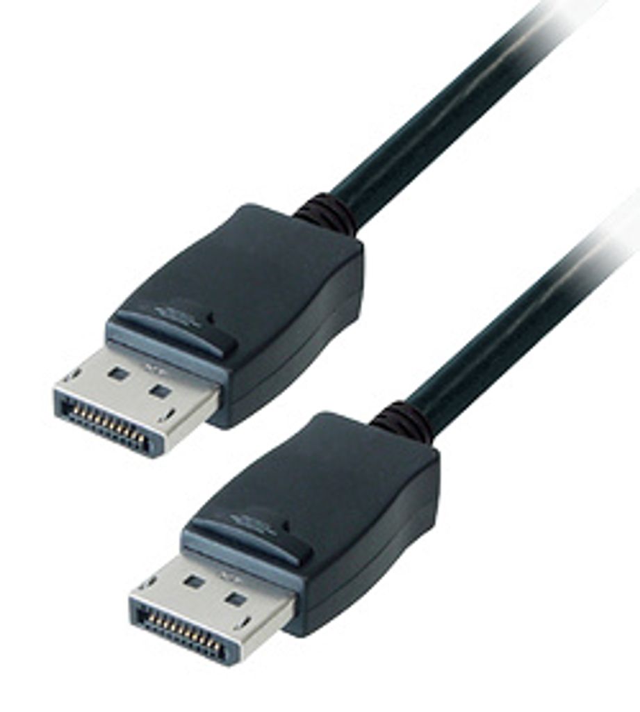 Transmedia DisplayPort Kabel; DisplayPort Stecker 20 pol. auf DisplayPort Stecker 20 pol., High Quality, 2,0 m, C 300-2