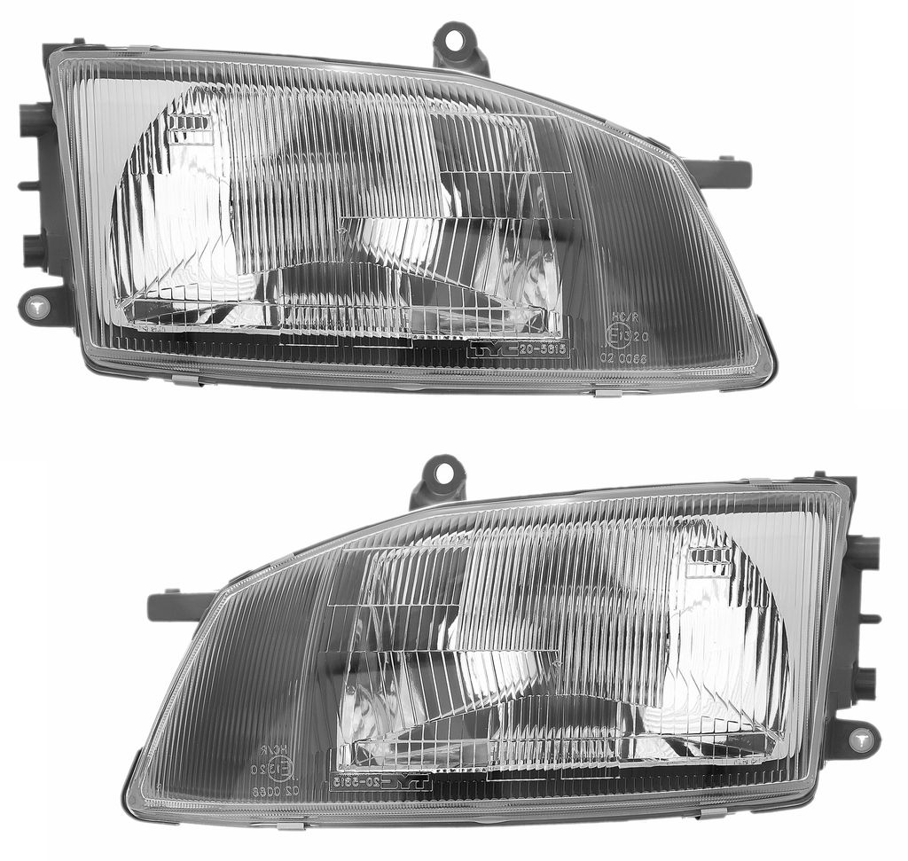 TYC Scheinwerfer Set für Toyota Hiace IV 8/1995-8/2006 H4 LWR Streuscheibe