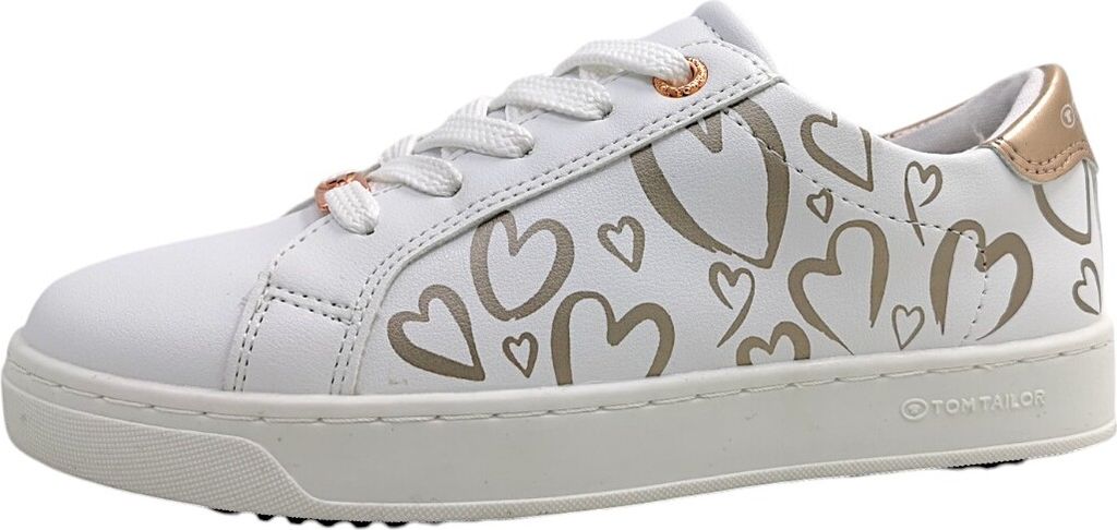 Tom Tailor Mädchen Sneaker 31825-31, 31825-32, 31825-33, 31825-34, 31825-35 TOM-9570080011 white/rosegold 32