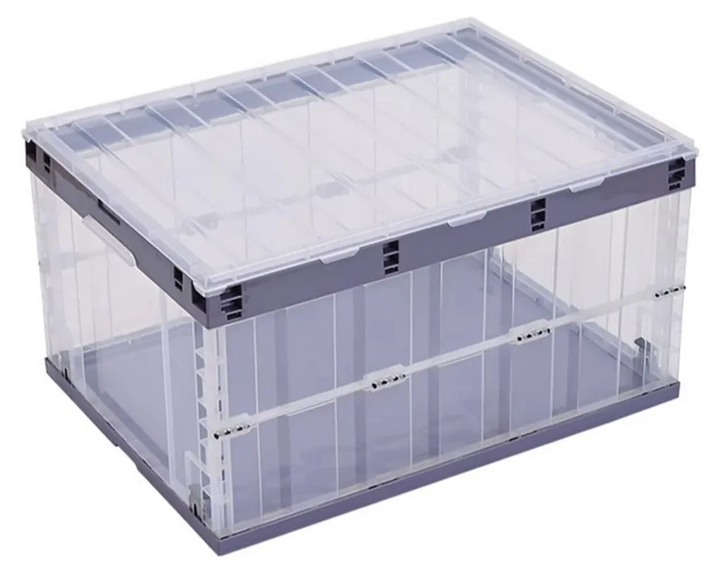 Fini le désordre avec les 6 bacs de rangement empilables 55L robustes