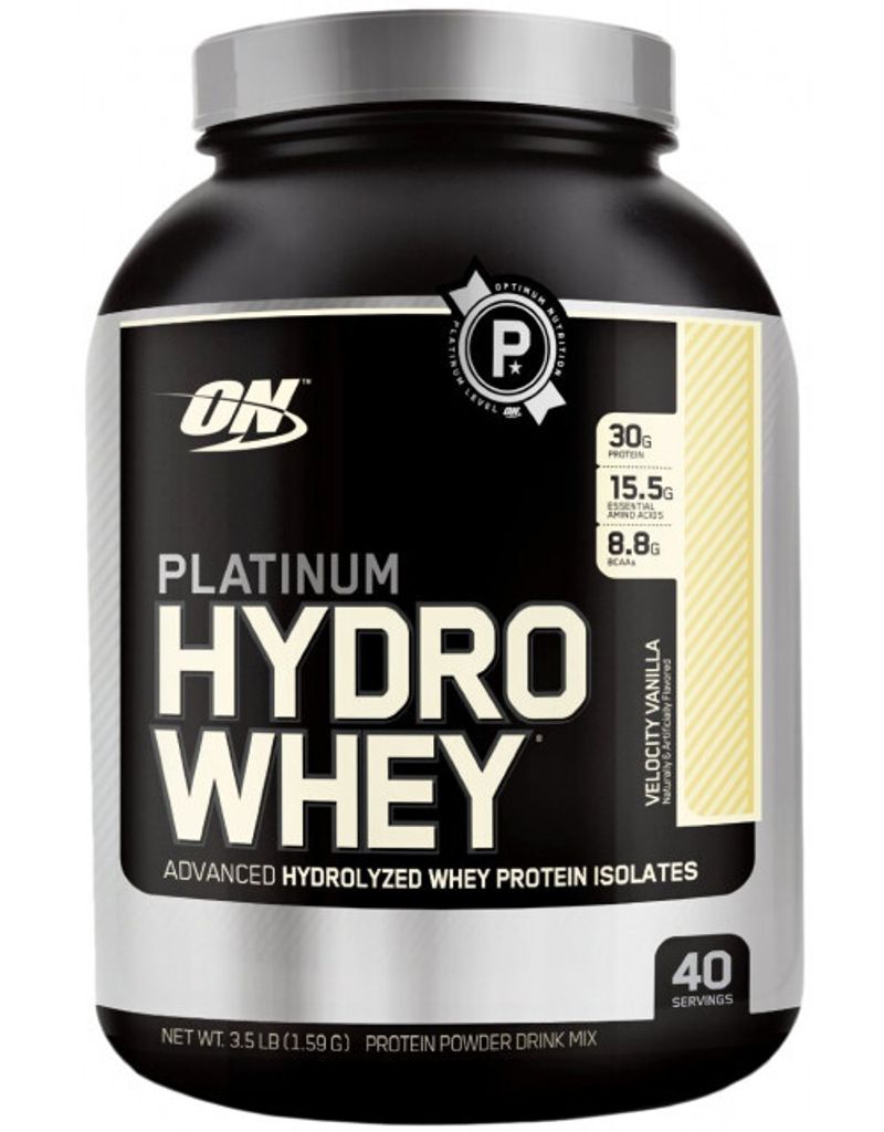 A product shot of a tub of protein powder.