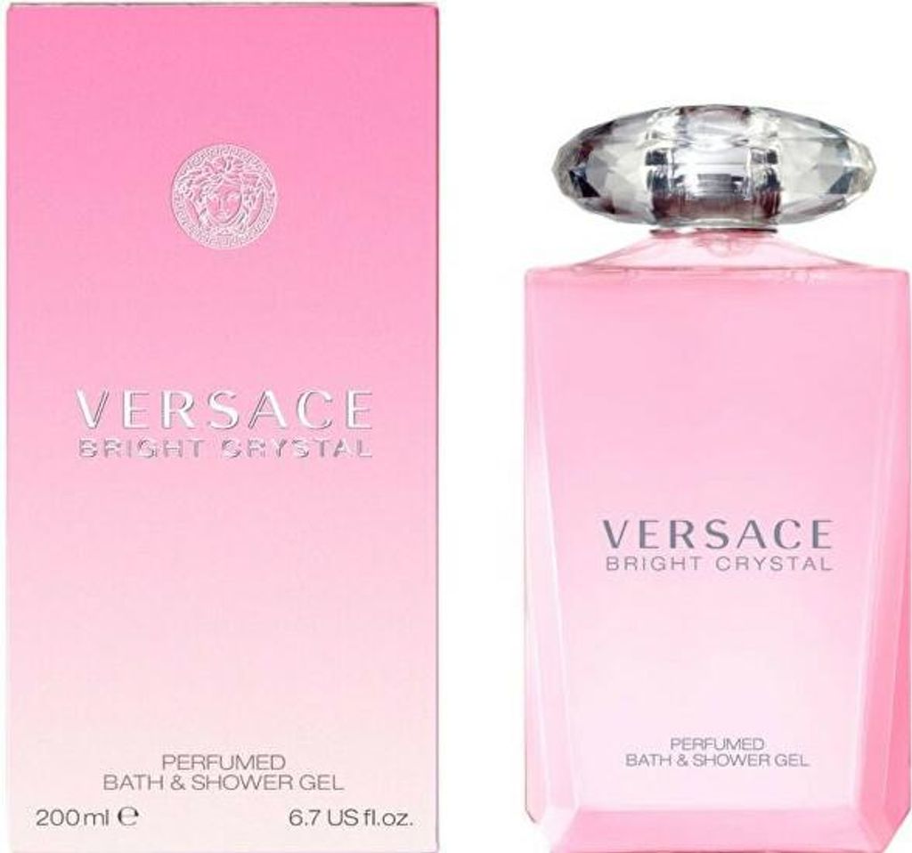 Versace Bright Crystal Perfumed Bath & Shower Gel 200ml