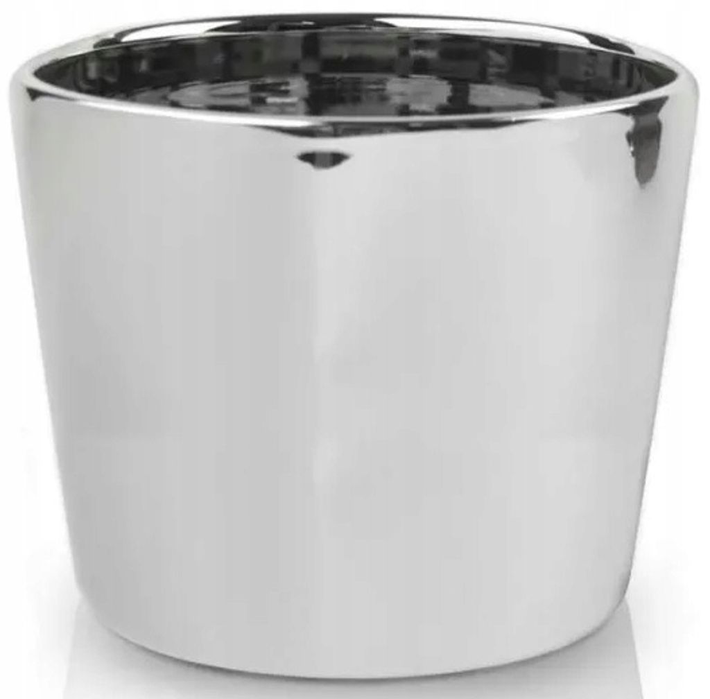 Keramikdeckel Silber Glamour 12 cm