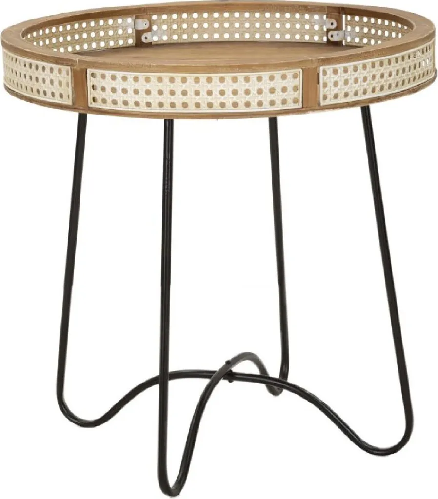 Table de Salon Fuji Multicolore Design Italien Ø 60 cm Mauro Ferretti
