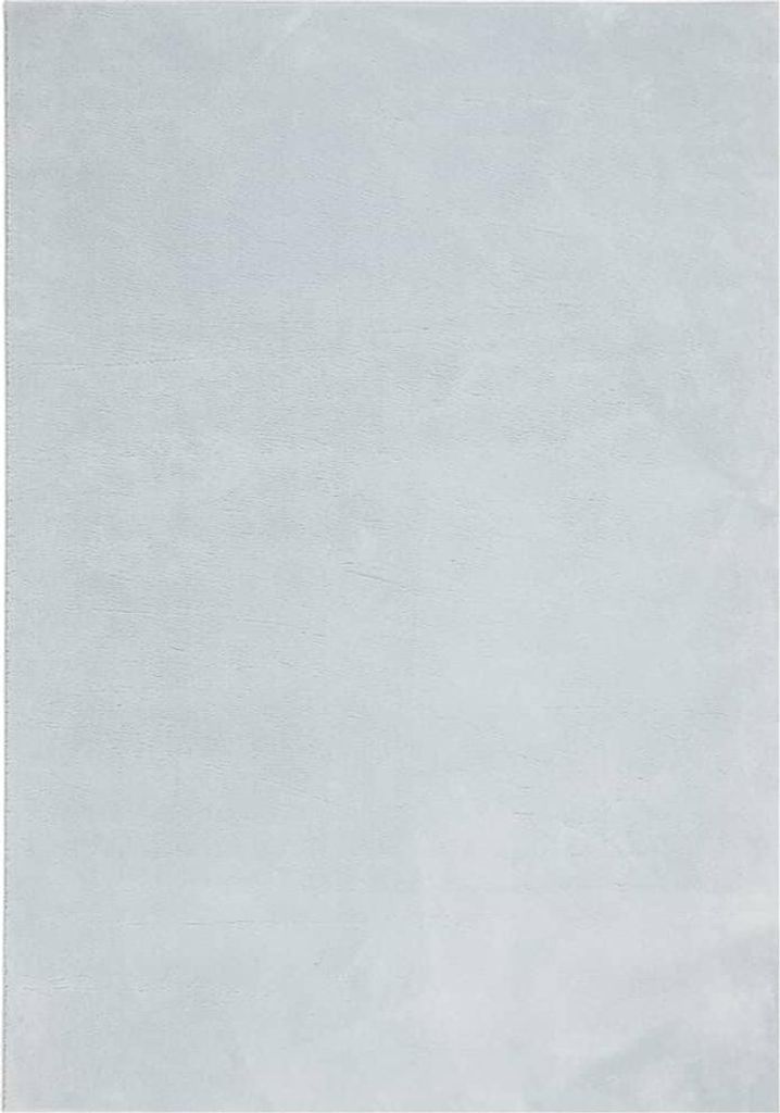 vidaXL Teppich HUARTE Kurzflor Weich und Waschbar Blau 140x200 cm