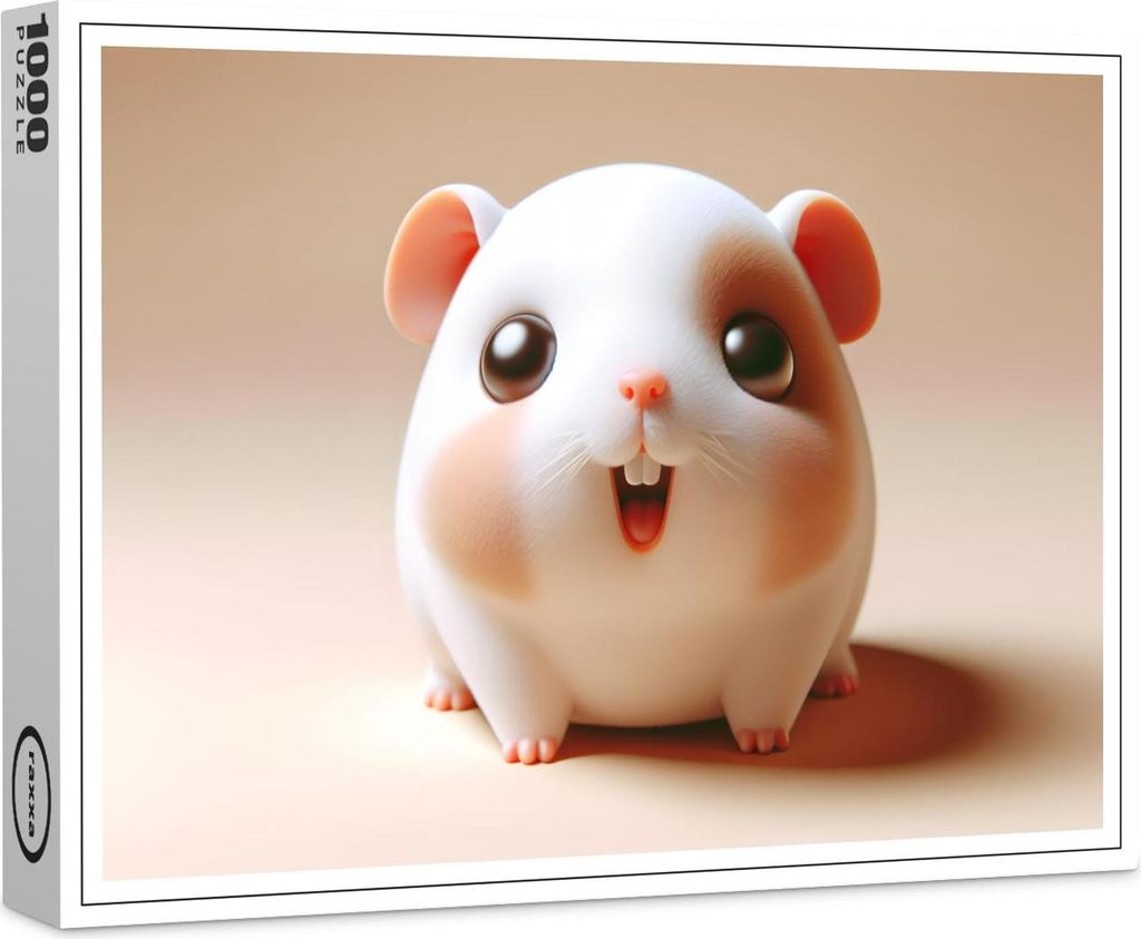 raxxa Premium-Puzzle "Süßer Baby-Hamster", 1000 Teile