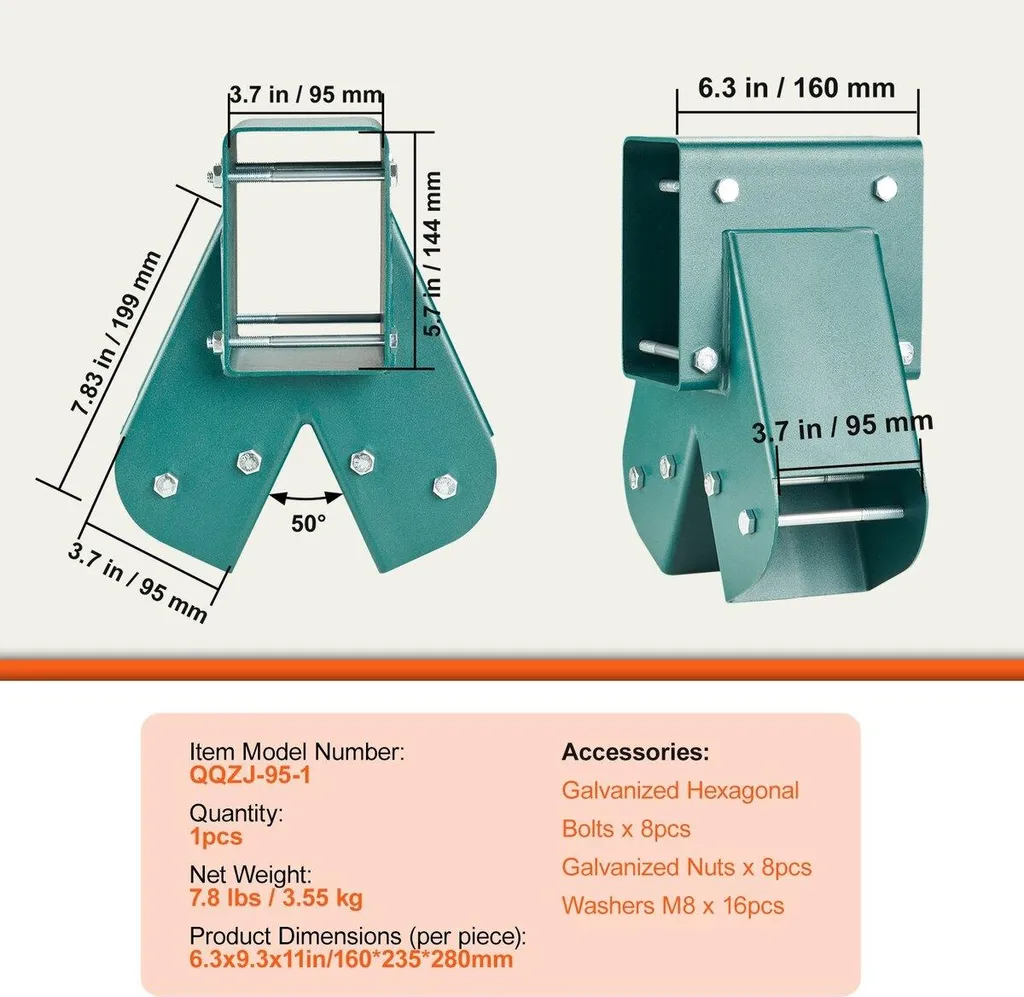 Kit balançoire à monter soi-même support en A vert et quincaillerie - 7