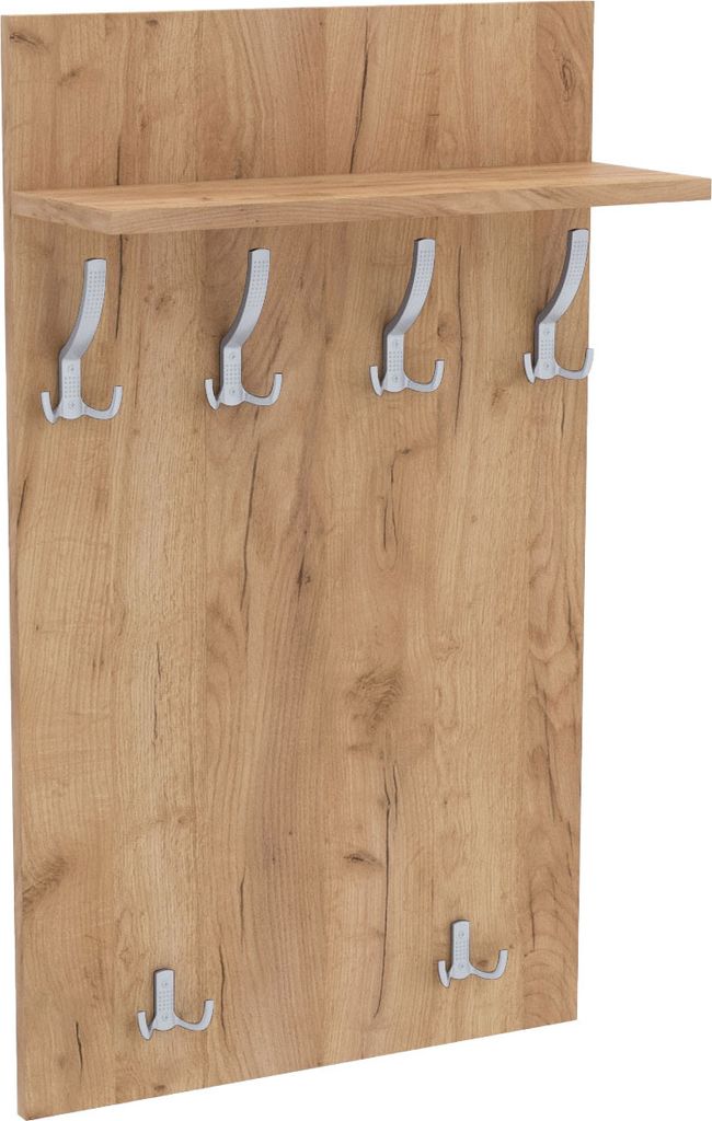 AKKE Gold Craft Garderobenpaneel MAXI - ALU haken BxH: 60x100 cm