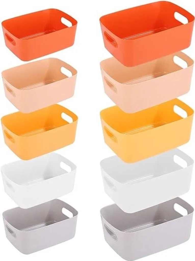 Organisateur d'Armoire Empilable en 2 Tailles pour Cuisine et Bureau