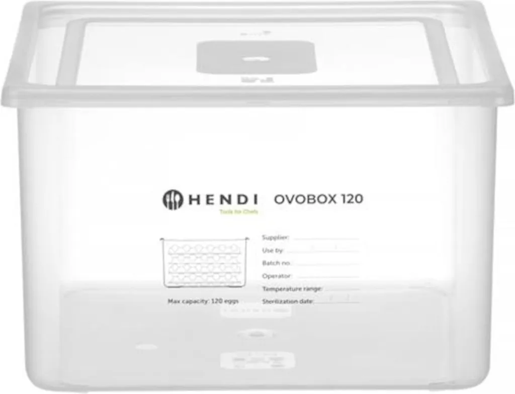 Bac à Oeufs GN 2/3 de 18L HENDI OVOBOX avec Protection Anti-Choc 200mm