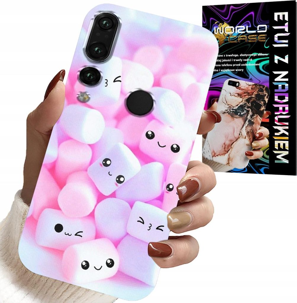 Fall Für Huawei P20 Pro - Süsse Marshmallow-Muster, Fall, Zurück