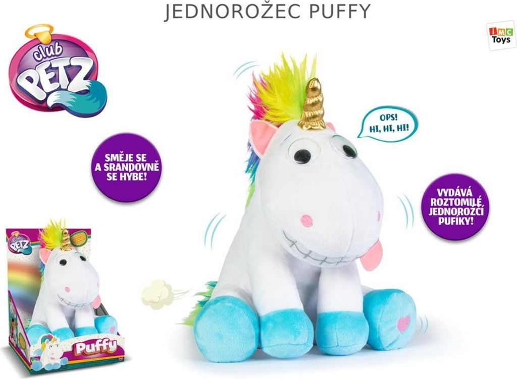 Interaktives Einhorn Puffy