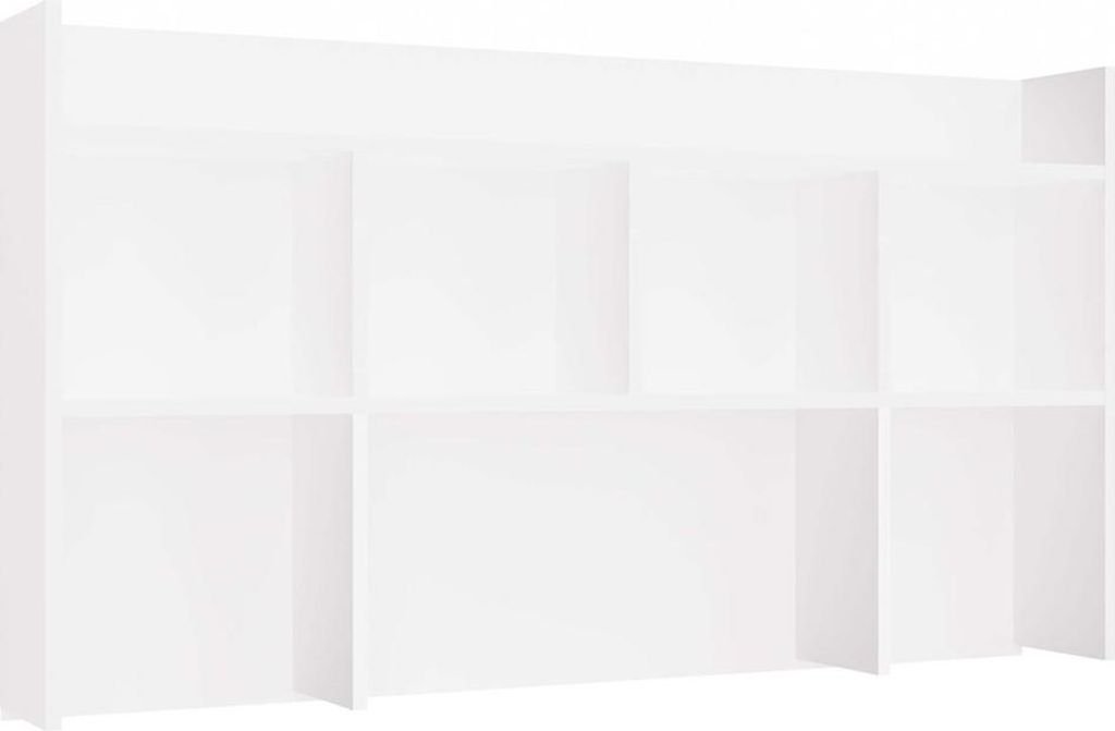 Dostawka do biurka 130 cm CULLMAN - biała Zdjęcie produktu 