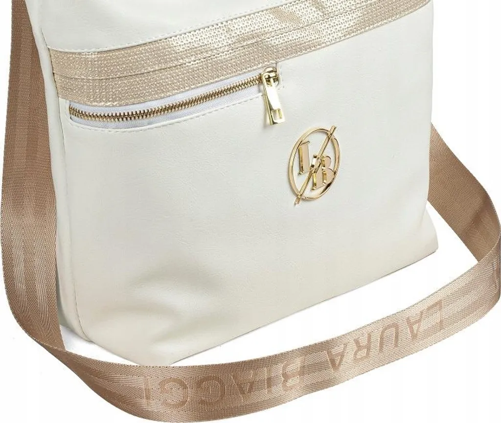Laura Biaggi Damen Shoppertasche A4 Logo - 6