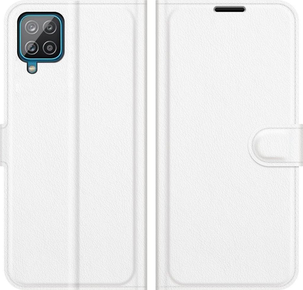Mobigear Classic Samsung Galaxy A22 4G Hülle Klapphülle Geldbörse - Weiß